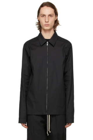 Rick Owens: Black Brad Jacket | SSENSE