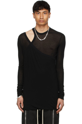 Rick Owens: Black Banana Ziggy Sweater | SSENSE