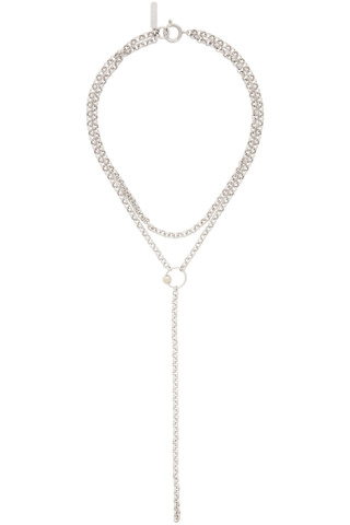 Justine Clenquet: Silver Saul Necklace | SSENSE