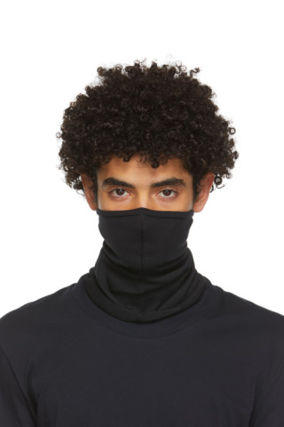 Jil Sander: Black Collar Scarf | SSENSE