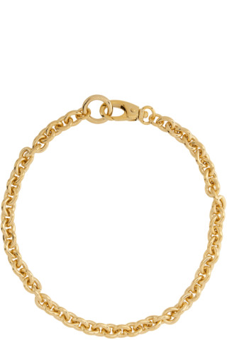 Gold Cable Chain Necklace by Laura Lombardi on Sale