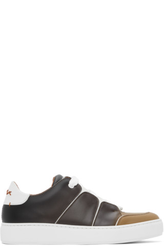 Ermenegildo Zegna: Brown Gradient Tiziano Sneakers | SSENSE