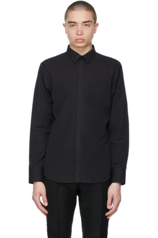 Black Classic Shirt by WARDROBE.NYC on Sale