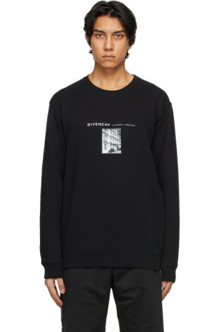 Givenchy: Black Photo Sweatshirt | SSENSE