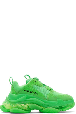 balenciaga green triple s