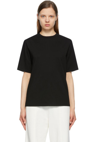 The Row: Black Chiara T-Shirt | SSENSE