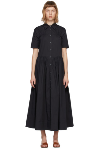 Staud: Black Guilia Dress | SSENSE