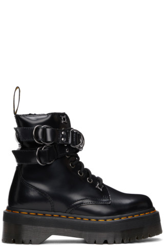 Dr Martens ブラック Jadon Hardware プラットフォーム ブーツ Ssense 日本 Dr Martens ブラック Jadon Hardware プラットフォーム ブーツ Ssense 日本