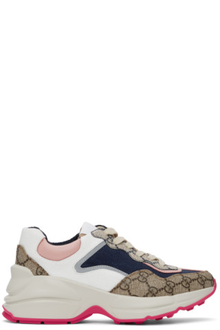 Gucci: Multicolor GG Rhyton Sneakers | SSENSE