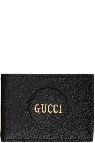 Gucci: Black Logo Wallet | SSENSE