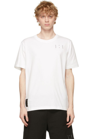 MCQ: White Relaxed Logo T-Shirt | SSENSE