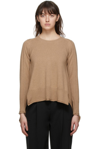 Stella McCartney: Tan Cashmere Sweater | SSENSE