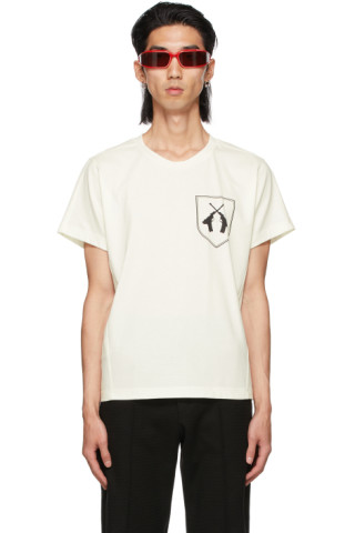 【関税込み】ADYAR SSENSE 限定 ホワイト T シャツ 211515M213003_1.jpg