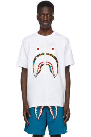 White Bandana Milo Pool Shark T-Shirt 