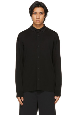 CFCL: Black High Gauge Shirt | SSENSE