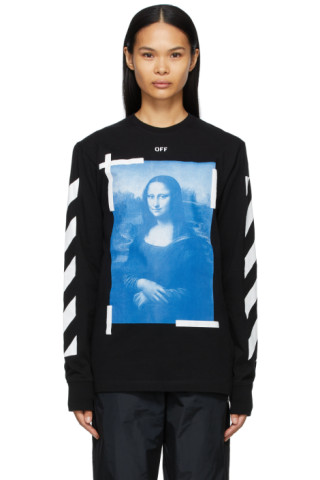 Black Mona Lisa Long T-Shirt SSENSE