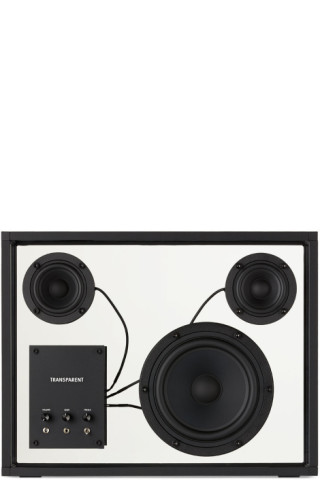 Transparent - Black Glass Speaker