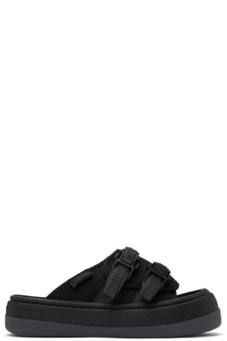 Eytys: SSENSE Canada Exclusive Black Capri Sandals | SSENSE