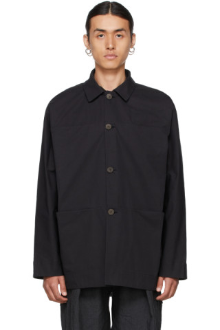 Toogood: Black Farrier Shirt | SSENSE Canada