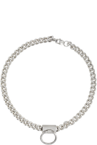 CC-Steding: Silver Pendant Chain Necklace | SSENSE