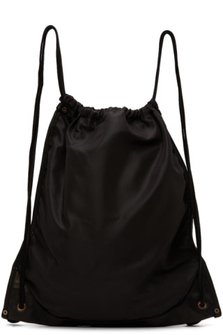 Guidi: Black Drawstring Backpack | SSENSE