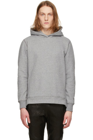 John Elliott: Grey Villain Hoodie | SSENSE