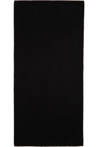 TOTEME: Black Wool Scarf | SSENSE