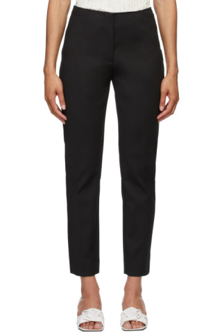 TOTEME: Black Tailored Trousers | SSENSE