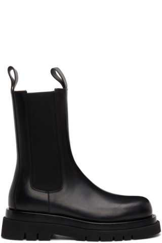 Bottega Veneta - Black BV Lug Chelsea Boots