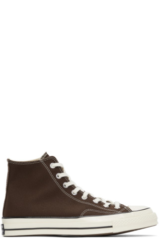 Brown Chuck 70 High Sneakers by 