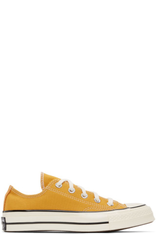 mustard coloured converse