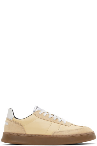 Spalwart: Beige Nappa Smash Sneakers | SSENSE