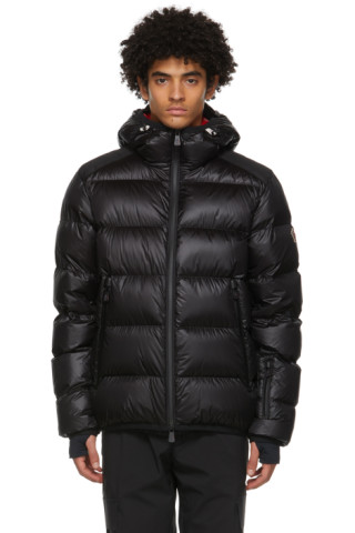 Moncler Grenoble: Black Down Hintertux Puffer Jacket | SSENSE