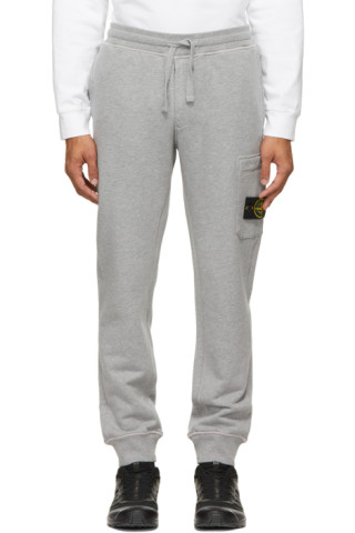 Stone Island: Grey Cargo Lounge Pants | SSENSE