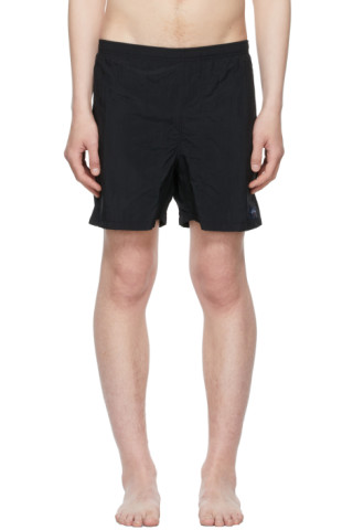 Noah: Black Core Swim Shorts | SSENSE