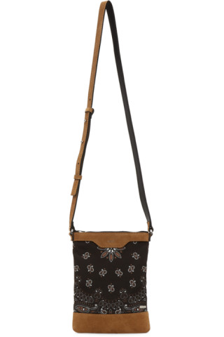 AMIRI Black Bandana Pouch