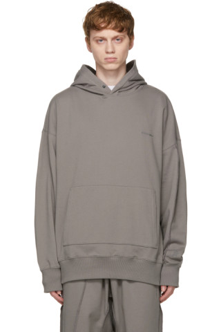 A-COLD-WALL*: Grey Dissection Hoodie | SSENSE