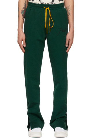 Rhude: Green San Pietro Lounge Pants | SSENSE