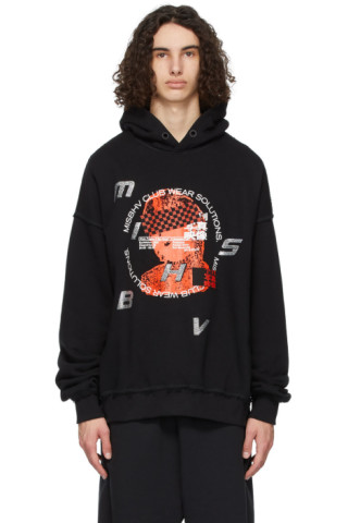 MISBHV: Black Tokio Hoodie | SSENSE