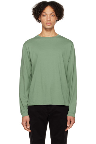 HOPE: Khaki Long Sleeve T-Shirt | SSENSE