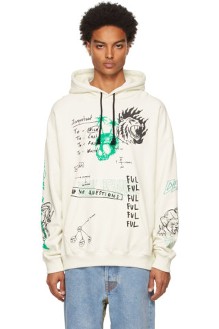 Diesel: Off-White S-Ummer-B3 Hoodie | SSENSE Canada