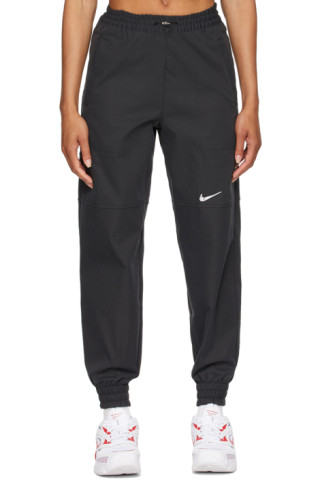 Black Sportswear Swoosh Lounge Pants by Nike on Sale