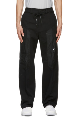 Nike: Black Off-White Edition Sport Trousers | SSENSE Canada