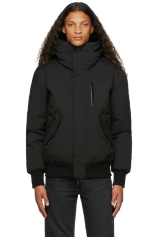 Mackage: Black Down Dixon 2-In-1 Bomber Jacket | SSENSE UK