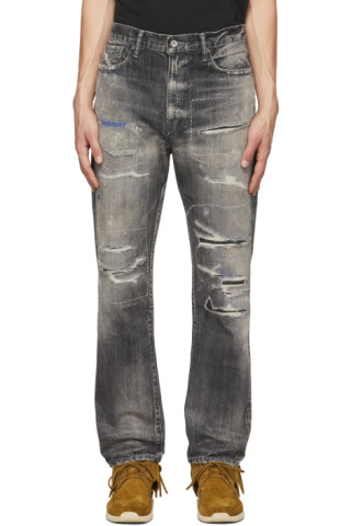 Black 212 DP-Mid Jeans by Neighborhood on Sale