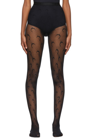 Sigasun Moon Star Fishnet Tights Black One Size