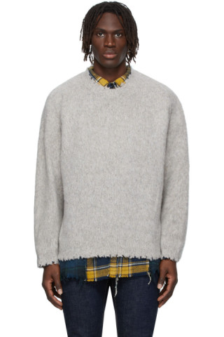 R13: Shaggy Oversized Sweater | SSENSE UK