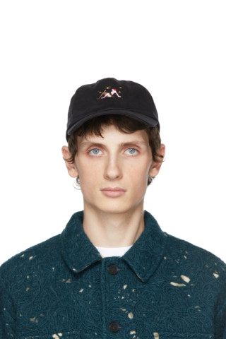 Black Moonlight Frictions Cap by Carne Bollente on Sale