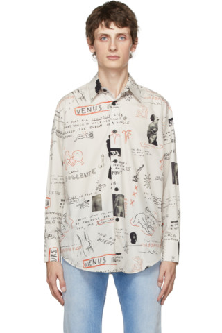 Carne Bollente: Poplin Wild Venus In Furs Shirt | SSENSE