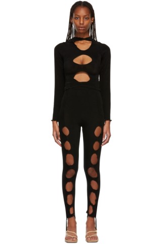 TYRELL: SSENSE Exclusive Black Circle Set Jumpsuit | SSENSE